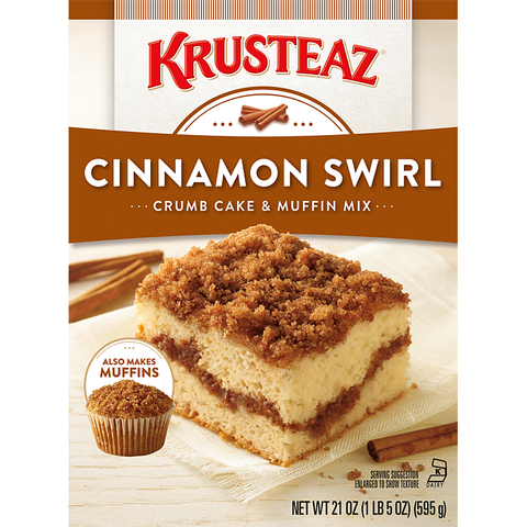 Krusteaz Cinnamon Swirl Crumb Cake 595gr