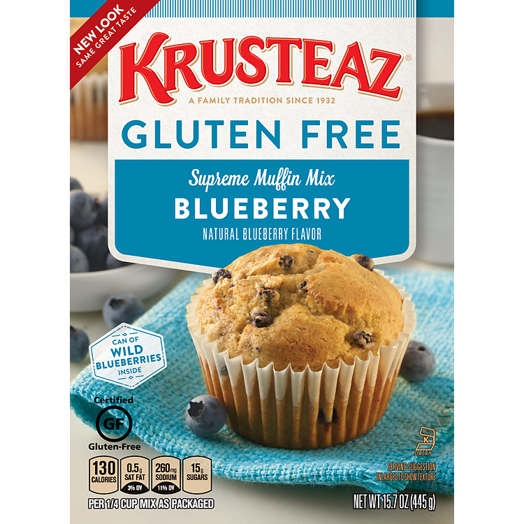 Krusteaz Gluten Free Blueberry Muffin Mix 445gr