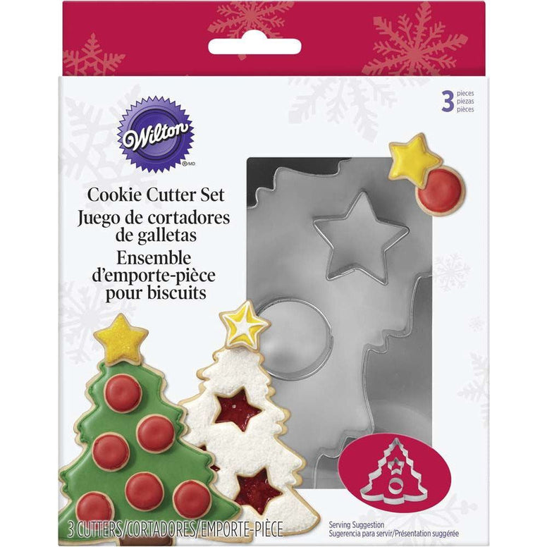 Wilton Christmas Tree Cookie Cutter Set