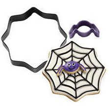 Wilton 2-Pc. Mini Spider With Spider Web Colored Metal Cookie Cutter Set