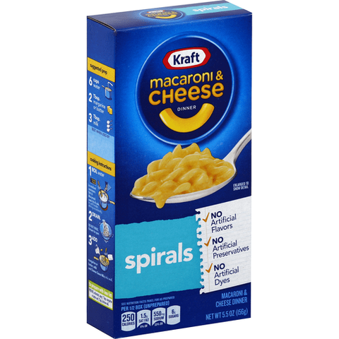Kraft Macaroni & Cheese Spirals 155gr