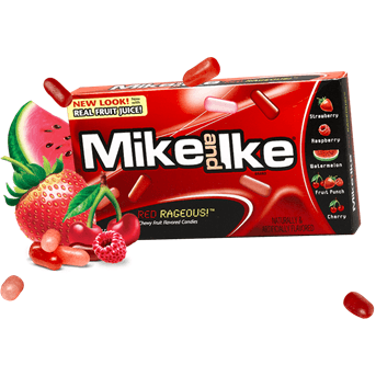 mike & ike red rageous 120gr