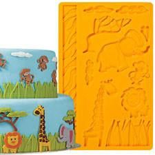 Wilton Jungle Animals Fondant and Gum Paste Mold