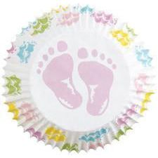 Wilton Baby Feet Standard Baking Cups 75pcs