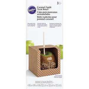 Wilton Caramel Apple treat Box (3pcs)