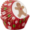 wilton gingerbread boy mini baking cup 100ct
