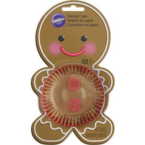 Wilton Gingerbread Boy Baking Cup 50ct