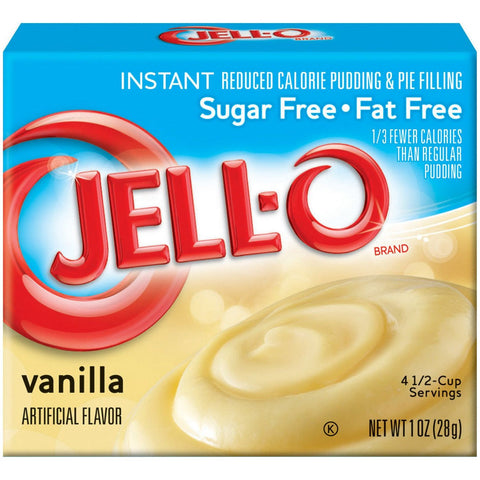 Jell-o Sugar Free Instant Vanilla