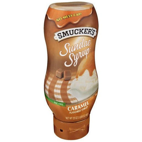 smucker's squeeze fat free caramel 560gr