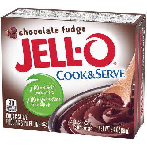 jell-o chocolate cook & serve 96gr