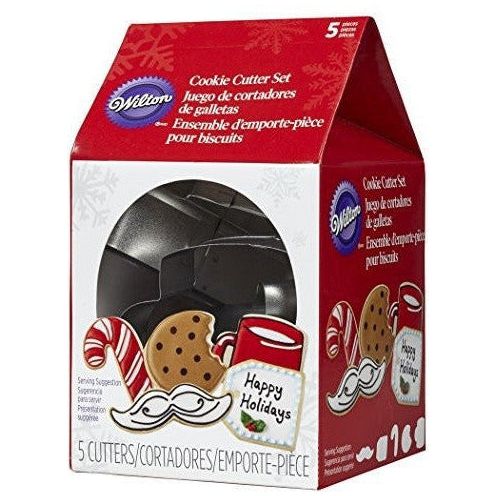 Wilton® 5-Pc. Christmas Cookies For Santa Metal Cookie Cutter Set