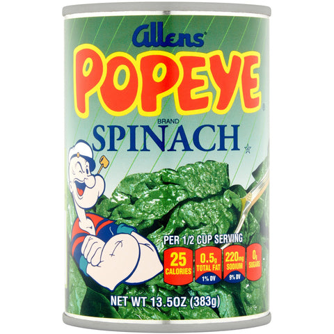 allen's popeye spinach 380gr