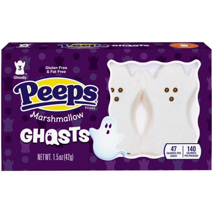 Marshmallow Peeps Ghost Halloween 3pcs 42gr