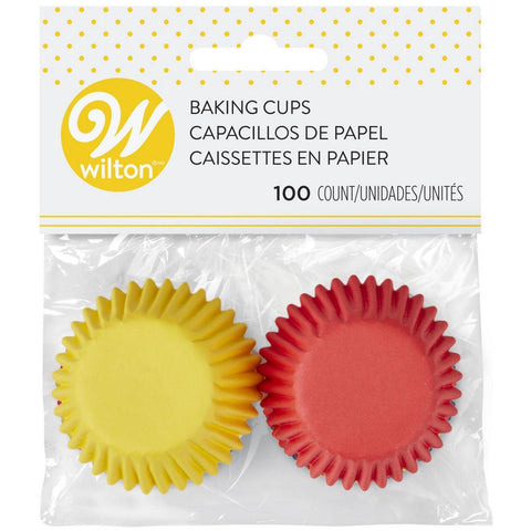 Wilton Baking Cup Primary Color Mini 100pcs