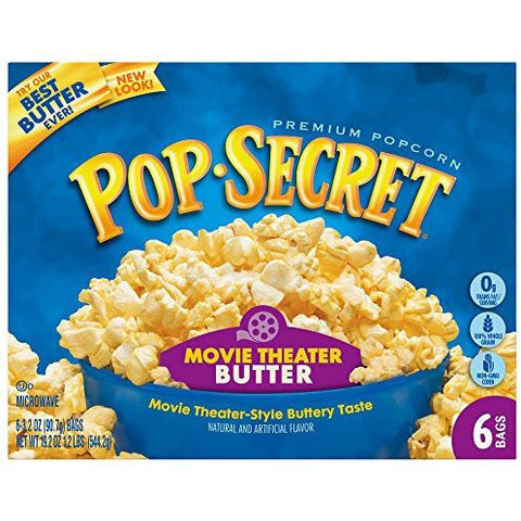 Pop Secret Movie Theater 6 Pk (540gr)