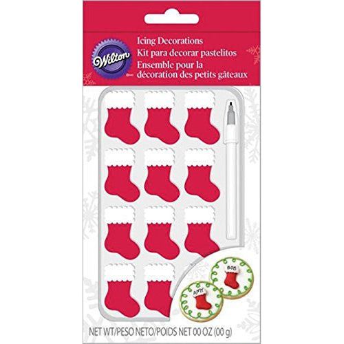 Wilton Santa Boots Icing Deco & Pen