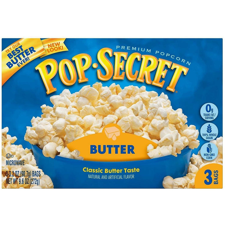 Pop Secret Butter 3bags 272gr