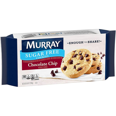 murray sugar free chocolate chip cookies 249gr
