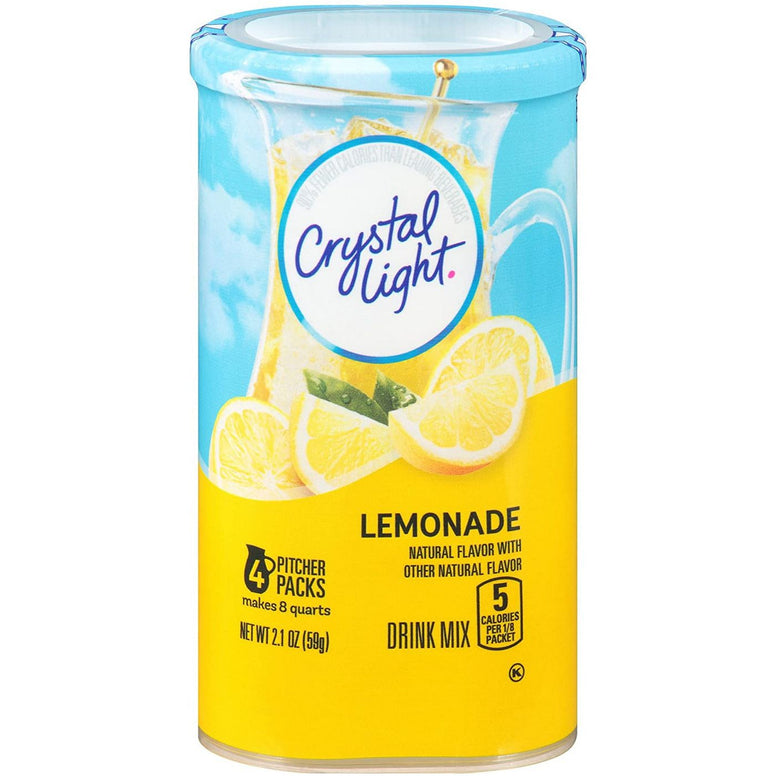 Crystal Light lemonade 59gr (4 Pitcher Pack)