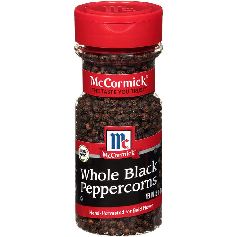 mc cormick whole black peppercorn 99gr