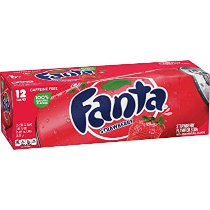 fanta strawberry 12pk