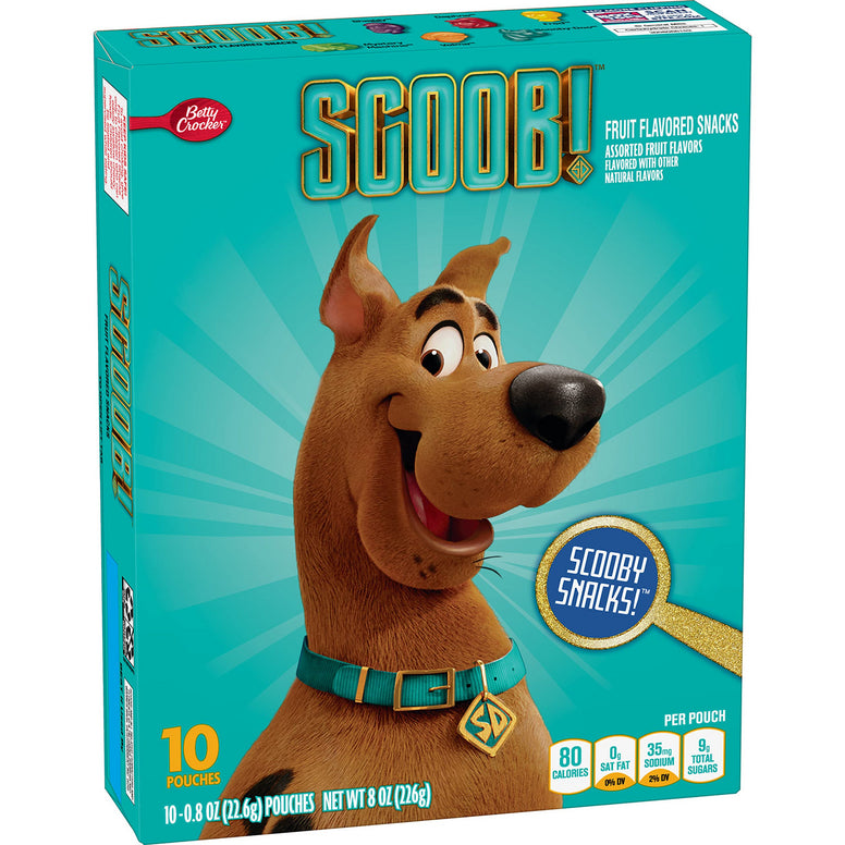 Betty Crocker Scooby Doo Fruit Snacks 226gr