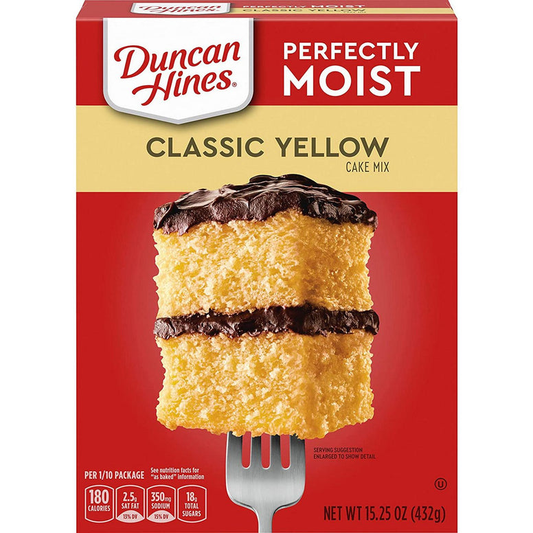 Duncan Hines Deluxe Yellow Cake (470gr)