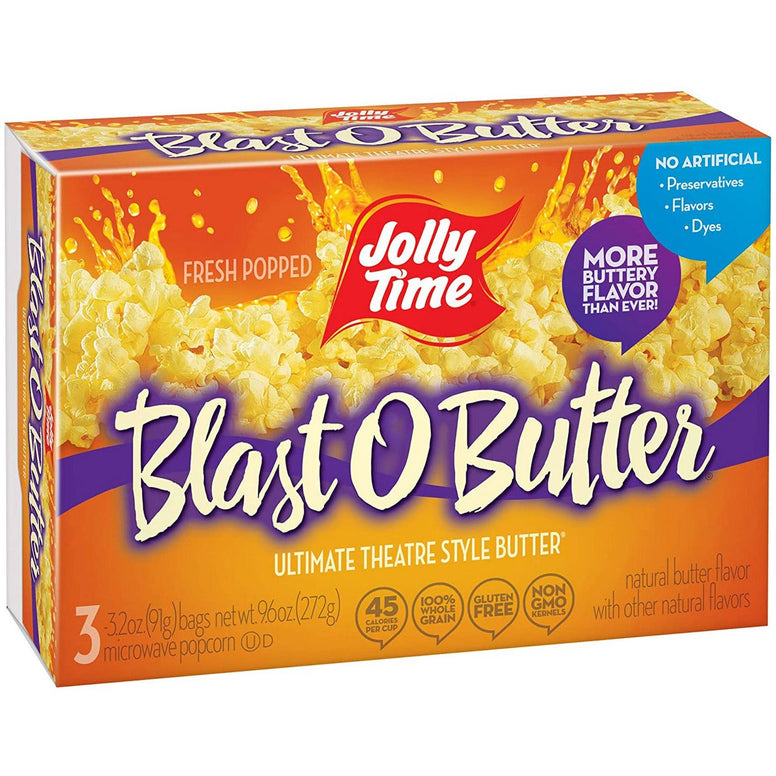Jolly Time Butter Popcorn 3 Bags (272gr)