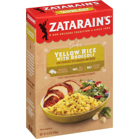 Zatarain Yellow Rice With Broccoli 195gr