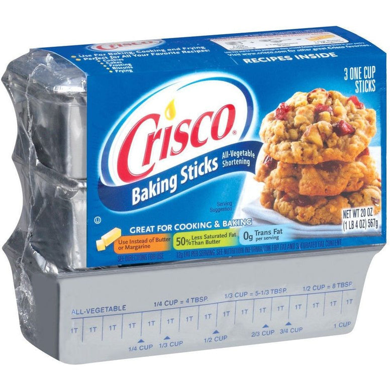 Crisco Baking Sticks (3 sticks)(565gr)