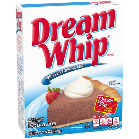 dream whip topping 75gr