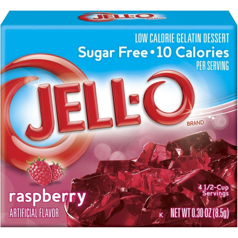 Jell-o Sugar Free Raspberry