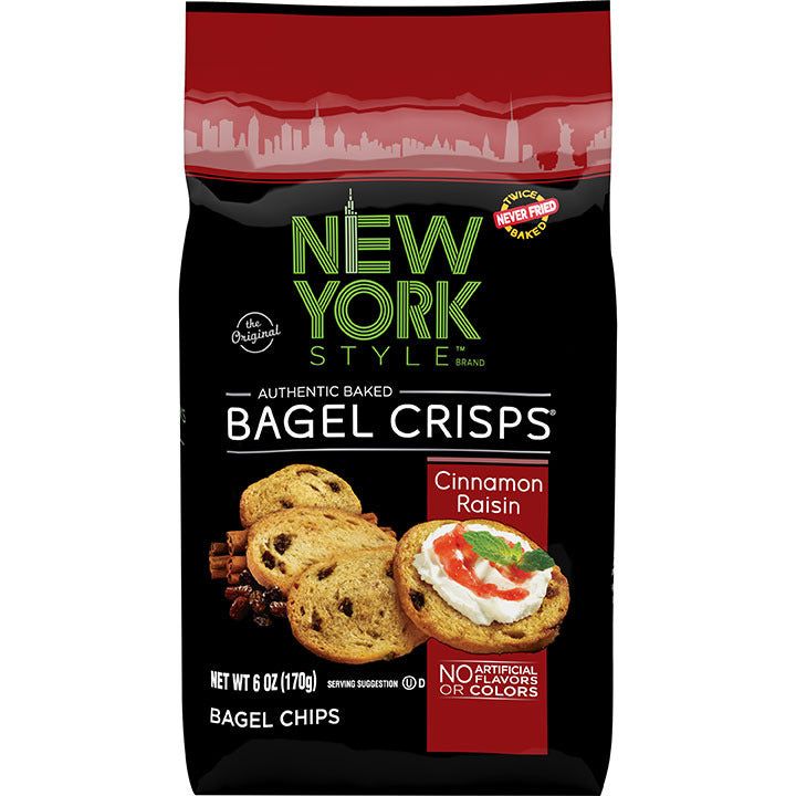 New York Style Bagel Crisp Cinnamon Raisin 170gr