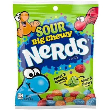 Nerds Big Chewy Sour Bag 170gr