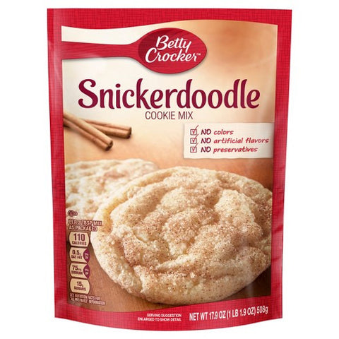 betty crocker snickerdoodle cookie mix 510gr