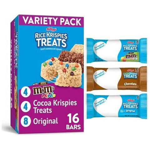 Rice Krispies Treats variety pack 16 bars (350gr) (large box)
