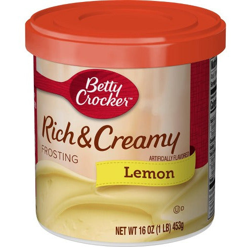 betty crocker frosting lemon 450gr