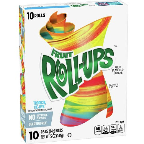Betty Crocker Fruit Roll up Tropical Tie Dye 141gr
