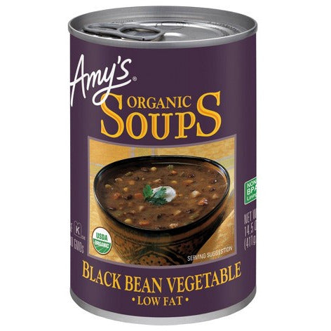 amy's black bean soup 400gr