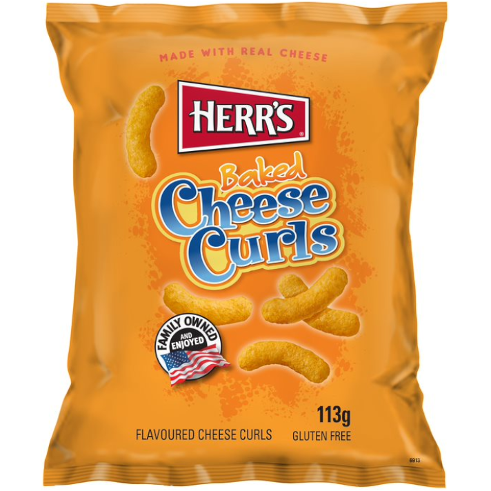 Herr's Baked Cheese Curls 113gr