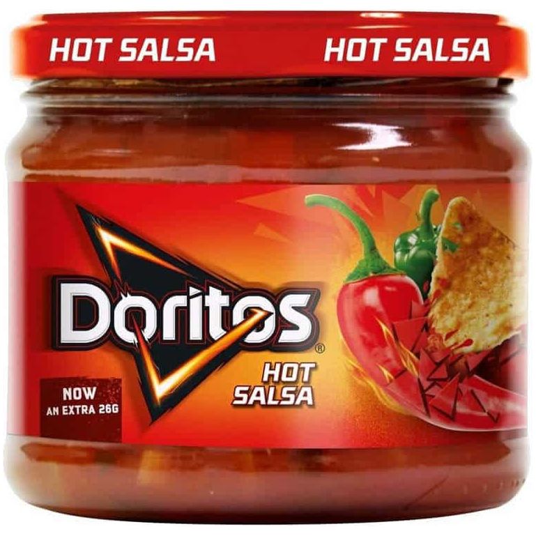 doritos hot salsa dip 300gr (UK)