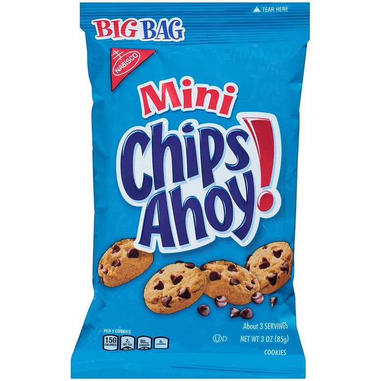 Nabisco mini Chips Ahoy Cookie  bag 85gr