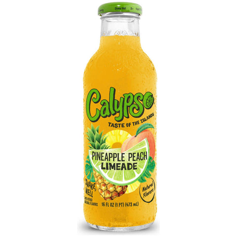 Calypso Pineapple Peach Limeade 473ml
