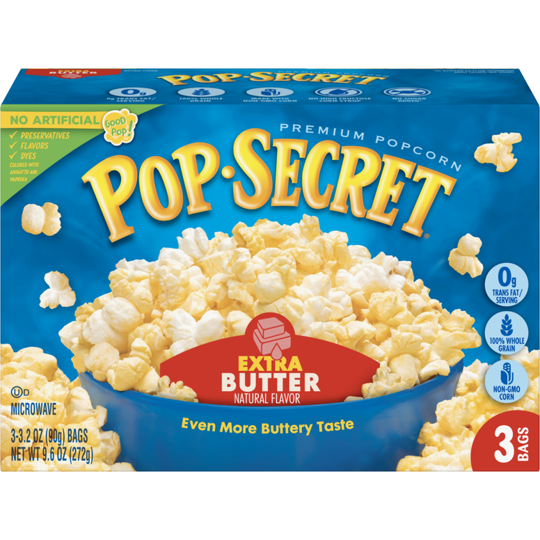 Pop Secret extra Butter 3pk 272gr