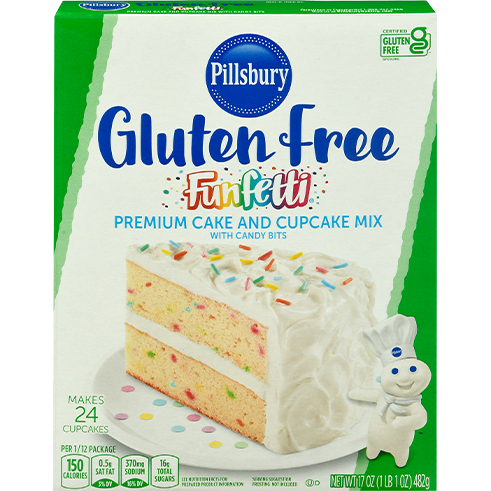 Pillsbury Funfetti Gluten Free Cake Mix 482gr