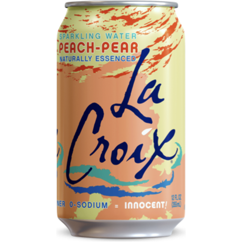 lacroix peach-pear 355ml
