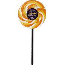 Spinning Dizzy Pop Strawberry Candy 85gr (Orange Color)