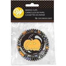 wilton halloween paisley spooks baking cup 75pcs