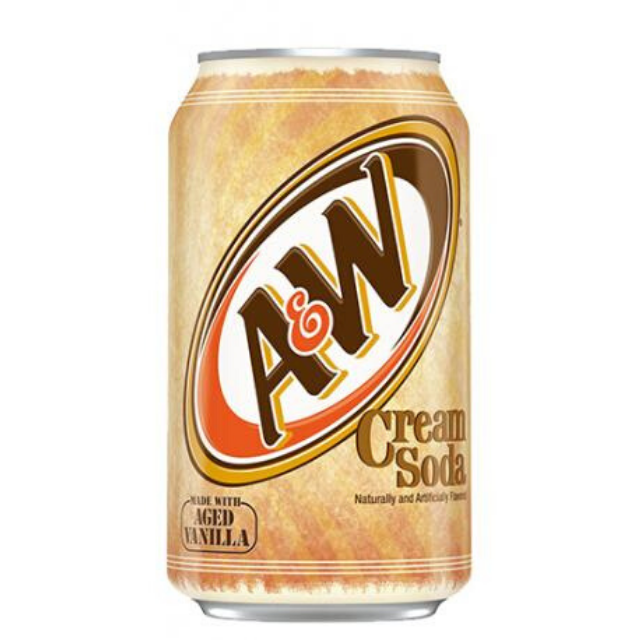 a&w cream soda 355ml