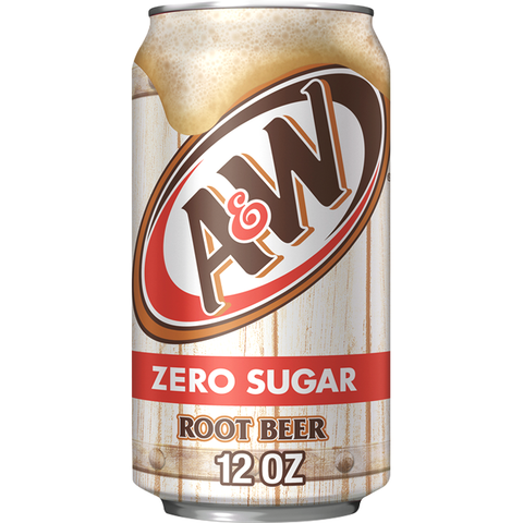 A&W root beer zero sugar 355ml